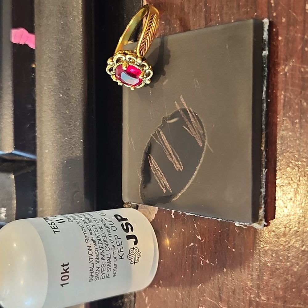 10kt And Ruby Ring - image 2